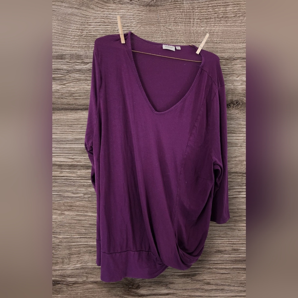 Avenue Plus Size Purple Women's Top